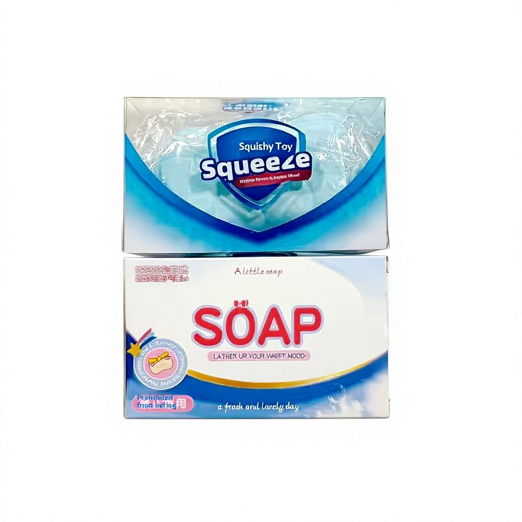 Creative Simulation Soap Anxiety Relief Stress-Relief Toy Soft Slow-Rebound Model Prop Plastic PU Individually Packaged Gift