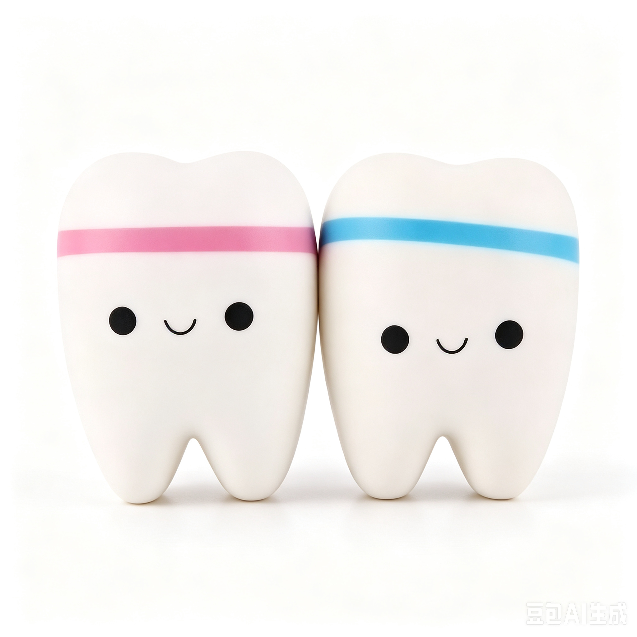 Cartoon Slow-Rebound Tooth Stress-Relief Squishy Toy PU Material