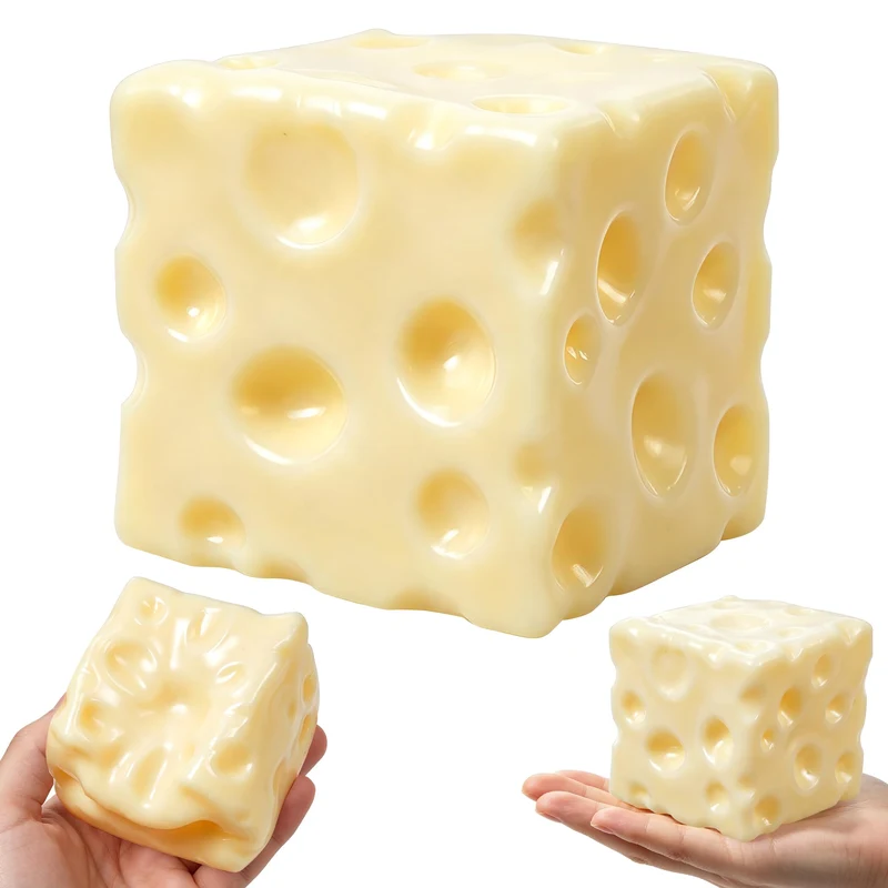 Coconut Oil Squishy Cheese Squishy Non Rebound Squeeze Toys for Teens Desk