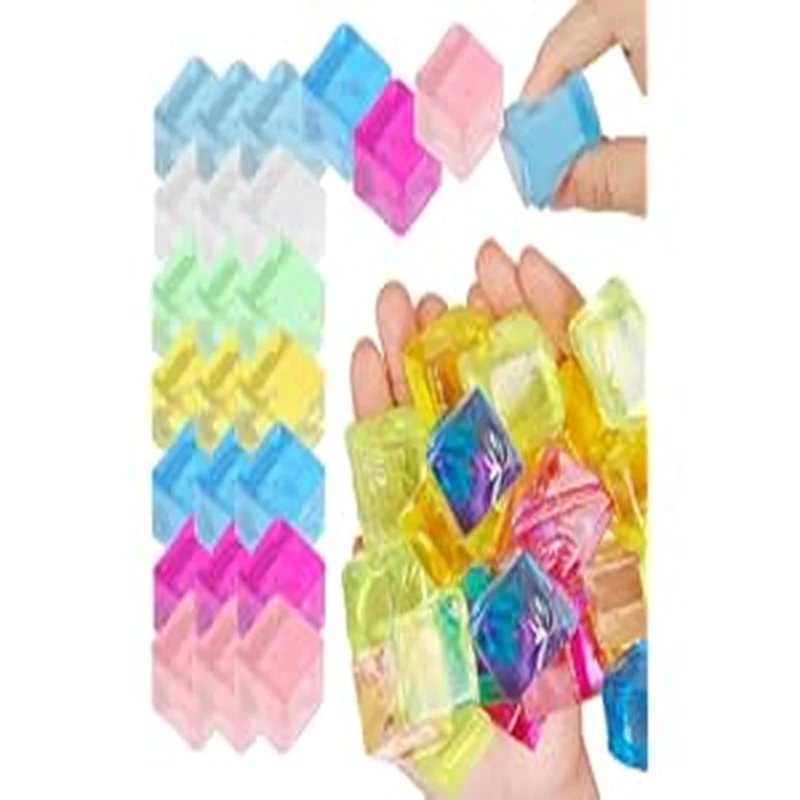 Sensory Toys 24 Pcs Cube Squishy Fidget Stress Toys for Adults Kids