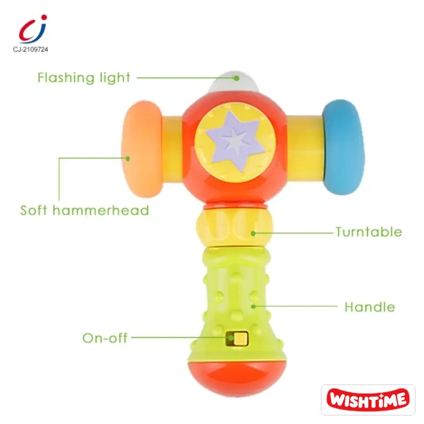 Infant Rattles Activity Hammer Model, Best-Selling Model For European Market