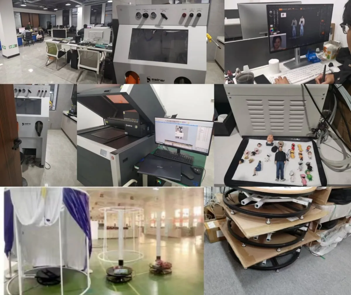 Hanmun 3D figurine production workshop