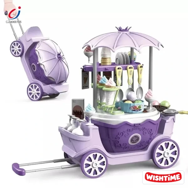 Simulated Ice Cream Princess Cart Model, Play House Playsets – Pretend Play Playsets Manufacturer Direct