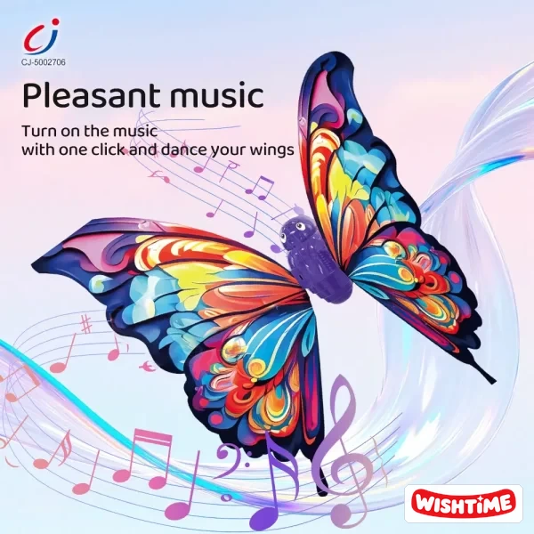 Electric Butterfly Wings Model, Costume for Kids Dress Up – Pretend-Play Model  in